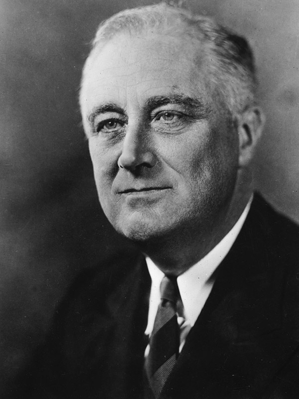 Franklin D. Roosevelt quote about nation hope and resolve